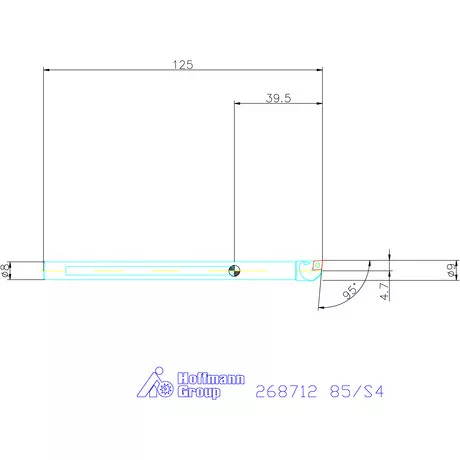 Furatkés HM  85/S4 mm