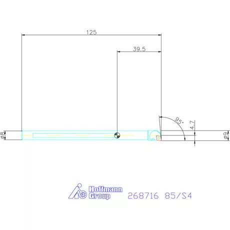 Furatkés HM  85/S4 mm