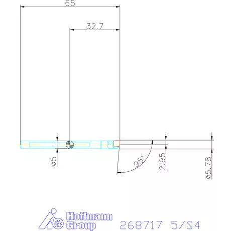 Furatkés, acél  5/S4 mm