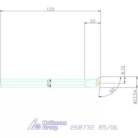 Furatkés, HM  85/06 mm