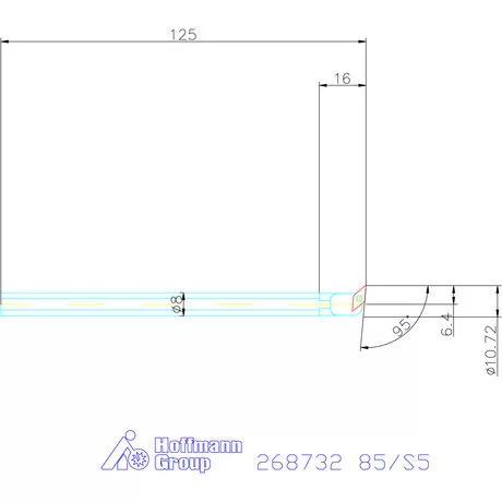 Furatkés, HM  85/S5 mm