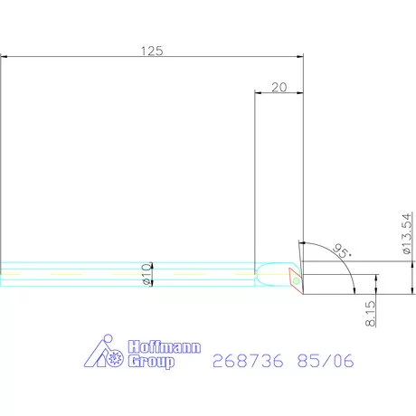 Furatkés, HM  85/06 mm