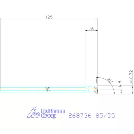 Furatkés, HM  85/S5 mm