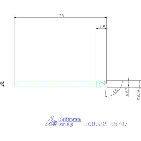 Furatkés HM  85/07 mm