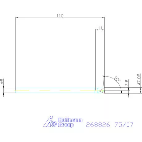 Furatkés HM  75/07 mm