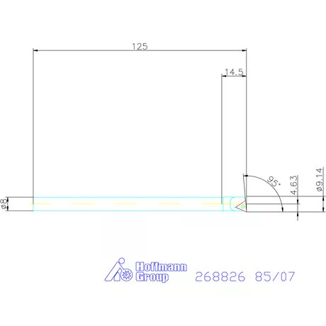 Furatkés HM  85/07 mm