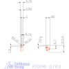 Mini váltólapka belső beszúráshoz jobbos 11/2,0 mm