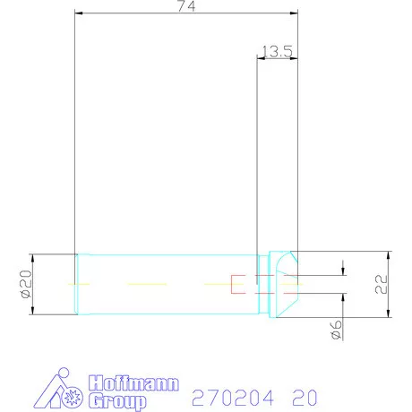 Mikro lapkatartó betét  20 mm