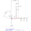 Mikro kiesztergáló betét, belső balos  1,5 mm