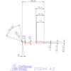 Mikro kiesztergáló betét, belső balos  4,2 mm