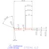 Mikro kiesztergáló betét, belső balos  6,2 mm