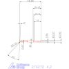 Mikro másolóbetét, belső jobbos  4,2 mm