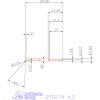 Mikro másolóbetét, belső jobbos  4,2 mm