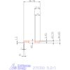 Mikro beszúró betét, belső, jobbos  5,2/1 mm
