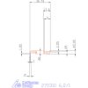 Mikro beszúró betét, belső, jobbos  6,2/1 mm