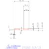 Mikro beszúró betét, belső, jobbos  5,2/1,5 mm