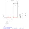 Mikro beszúró betét, belső, jobbos  5,2/1,5 mm
