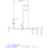 Mikro beszúró betét, belső, balos  5,2/1 mm