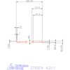 Mikro beszúró betét, belső, balos  4,2/1 mm