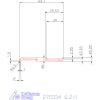 Mikro beszúró betét, kerek, belső, jobbos  6,2/1 mm