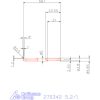 Mikro beszúró betét, kerek, belső, balos  5,2/1 mm
