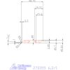 Mikro axiális beszúró betét, külső, balos  6,2/1 mm