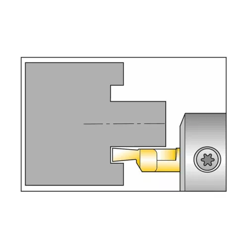 Mikro axiális beszúró betét, külső, balos  6,2/2,5 mm