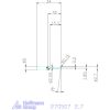 KOMET® UniTurn® másoló betétkés, jobbos  2,7 mm