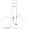 KOMET® UniTurn® másoló betétkés, jobbos  3,2 mm