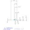 KOMET® UniTurn® másoló betétkés, jobbos  3,7 mm