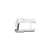 KOMET® UniTurn® másoló betétkés, jobbos  1,4 mm