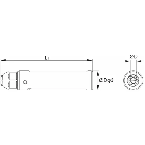 simturn AX késszár ME befogórendszer D = 4 mm 20 mm