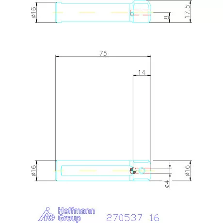 simturn AX késszár D = 4 mm 16 mm