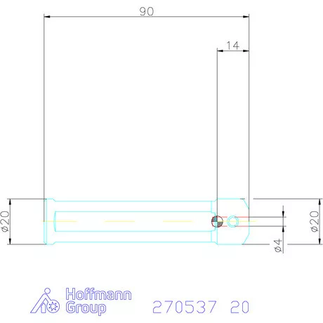 simturn AX késszár D = 4 mm 20 mm