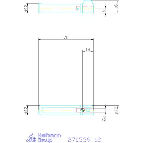 simturn AX késszár D = 5 mm 12 mm