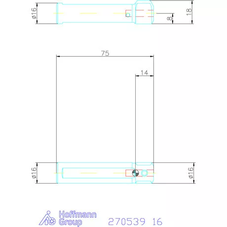 simturn AX késszár D = 5 mm 16 mm