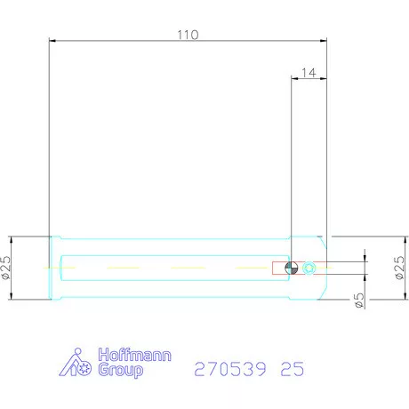 simturn AX késszár D = 5 mm 25 mm