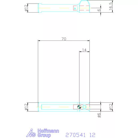 simturn AX késszár D = 6 mm 12 mm