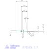 simturn AX kiesztergáló betét, balos  2,7 mm
