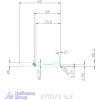 simturn AX kiesztergáló betét, balos  6,2 mm
