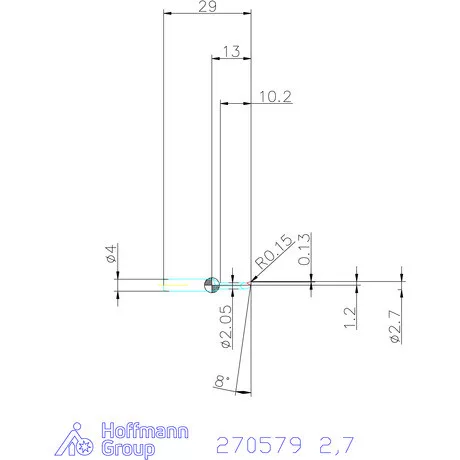 simturn AX kiesztergáló betét, jobbos CBN  2,7 mm