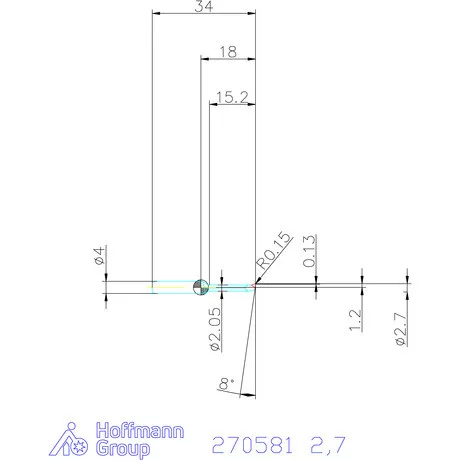 simturn AX kiesztergáló betét, jobbos CBN  2,7 mm