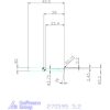 simturn AX másolóbetét, jobbos  5,2 mm