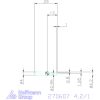simturn AX horonybeszúró betét, jobbos  4,2/1 mm