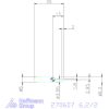 simturn AX horonybeszúró betét, jobbos  6,2/2 mm