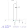simturn AX horonybeszúró betét, jobbos  7,2/1,5 mm