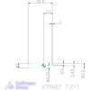 simturn AX horonybeszúró betét, jobbos  7,2/1 mm