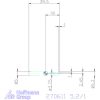 simturn AX horonybeszúró betét, jobbos  5,2/1 mm