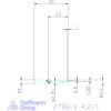 simturn AX horonybeszúró betét, jobbos  4,2/1 mm
