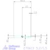 simturn AX horonybeszúró betét, jobbos  5,2/1,5 mm